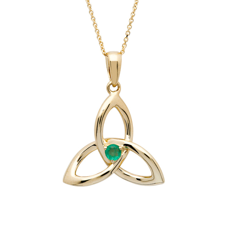 Celtic emerald deals necklace