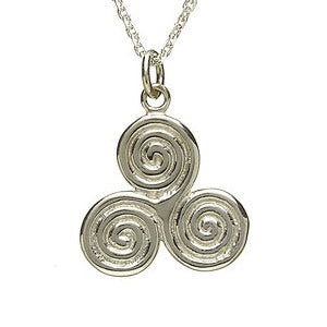 Celtic triple spiral pendant - Main Image